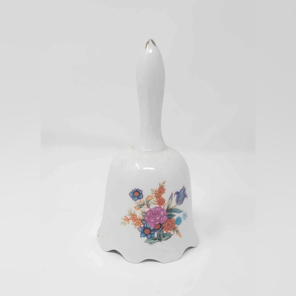 Porcelain Bell with Flowers